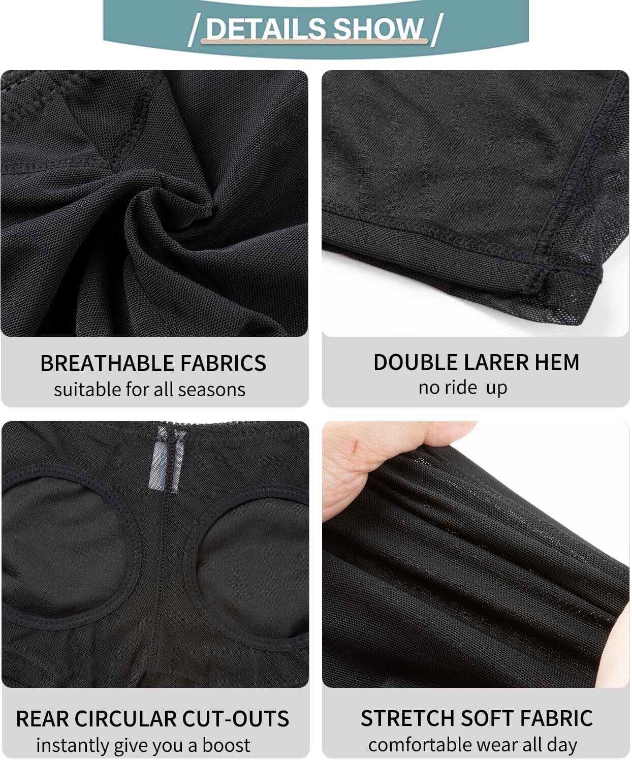 2 Pack Women Butt Lifter Booty Hips Enhancer Shapewear Body Shaper Underwear US