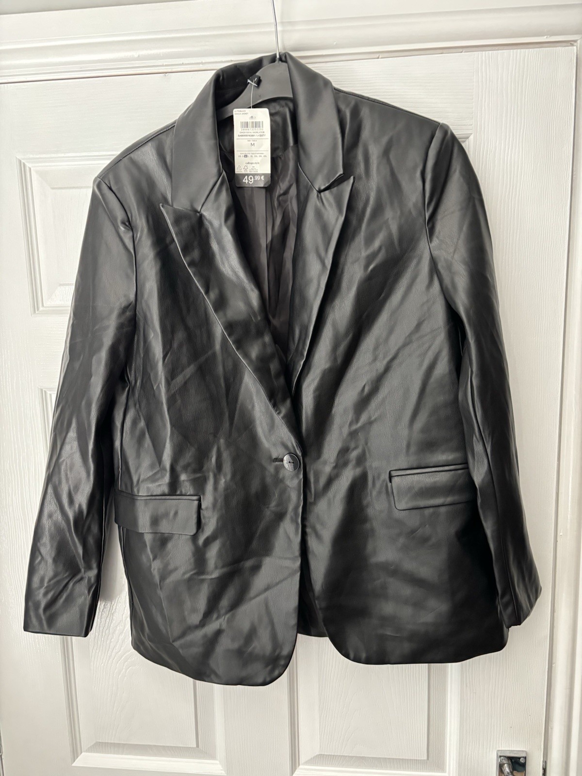 Ladies Medium Jacket Pleather Calliope Daily Wear BNWT RRP €49.99