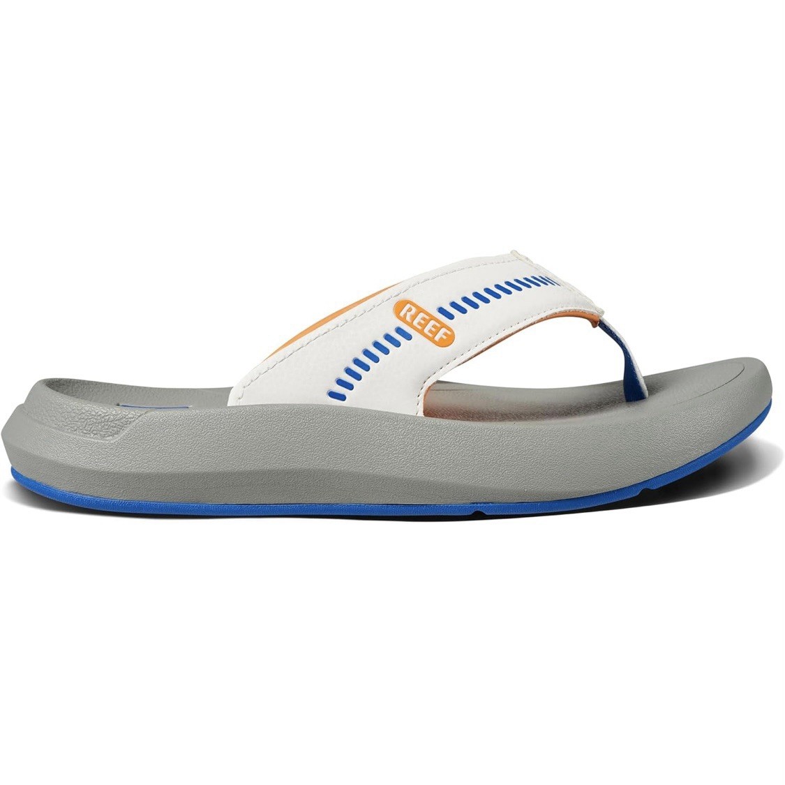 Reef Swellsole Cruiser Flip Flops Men’s Sizes Grey Orange White Blue NWT CJ5891