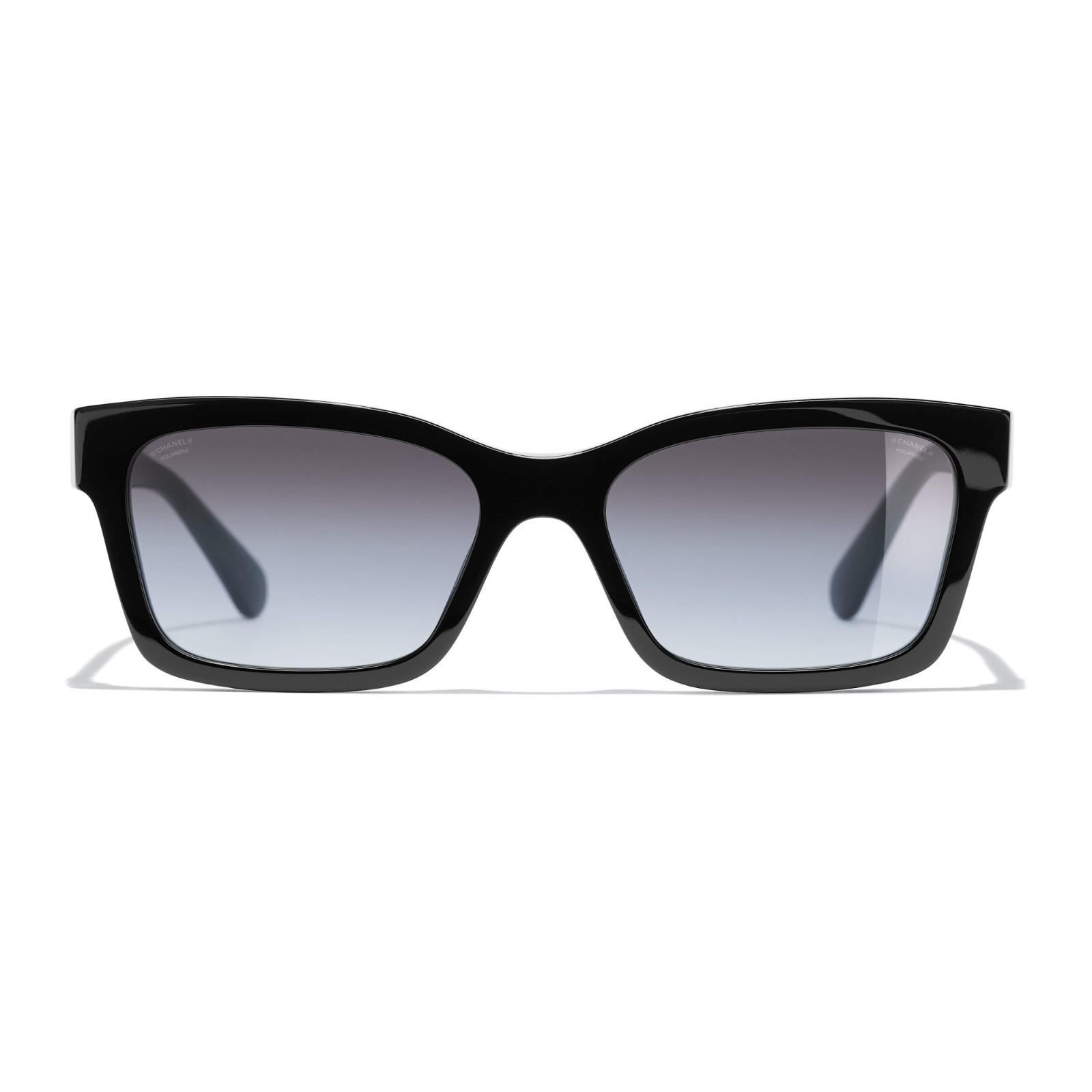 CHANEL CH5417 C501/S8 Polarized Square Sunglasses Black Gray Gradient