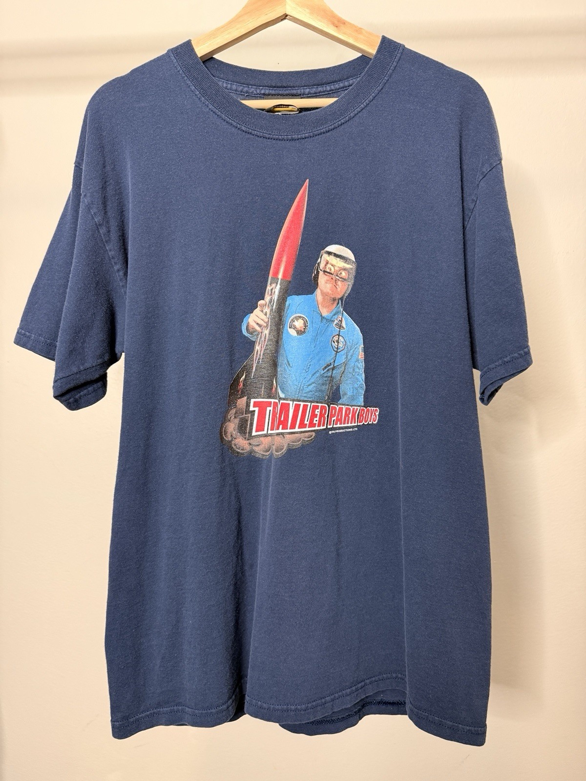 Vintage 2000s Trailer Park Boys Bubbles Rocket Comedy TV Show T Shirt Size L