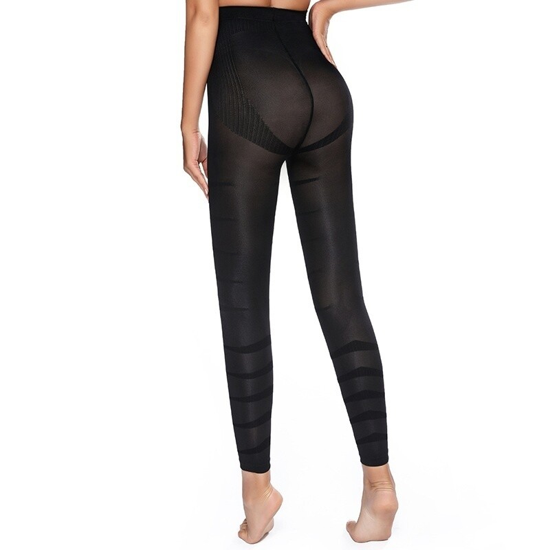 Women High Waist Anti-Cellulite Compression Leggings Leg Slimming Body Shaper