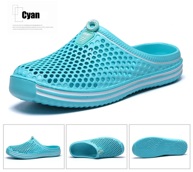Summer Men Sandals Light EVA Casual Shoes Clogs Outdoor Beach Flat Slippers