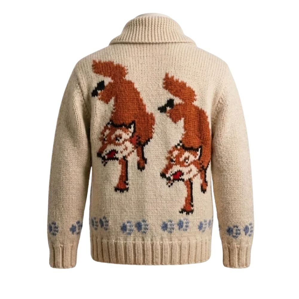 Ryan Gosling Wolf Cardigan Project Hail Mary Ryland Grace Knitted Sweater