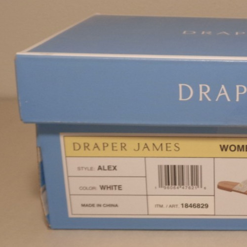 Draper Size 7 M / ALEX / White / Raffia Woven Sandals / New Women’s Shoes