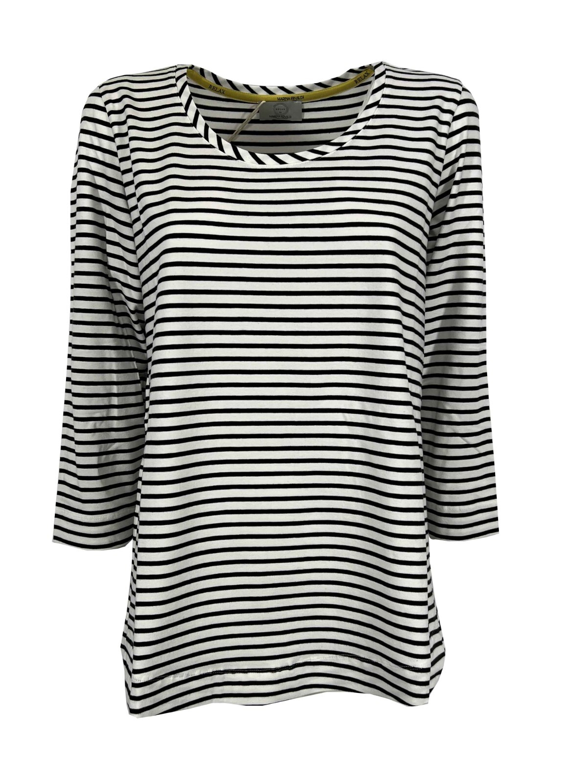 MARINA RINALDI Relax T-Shirt 31.3971113 VOLUME 94% Cotton 6% Elastane