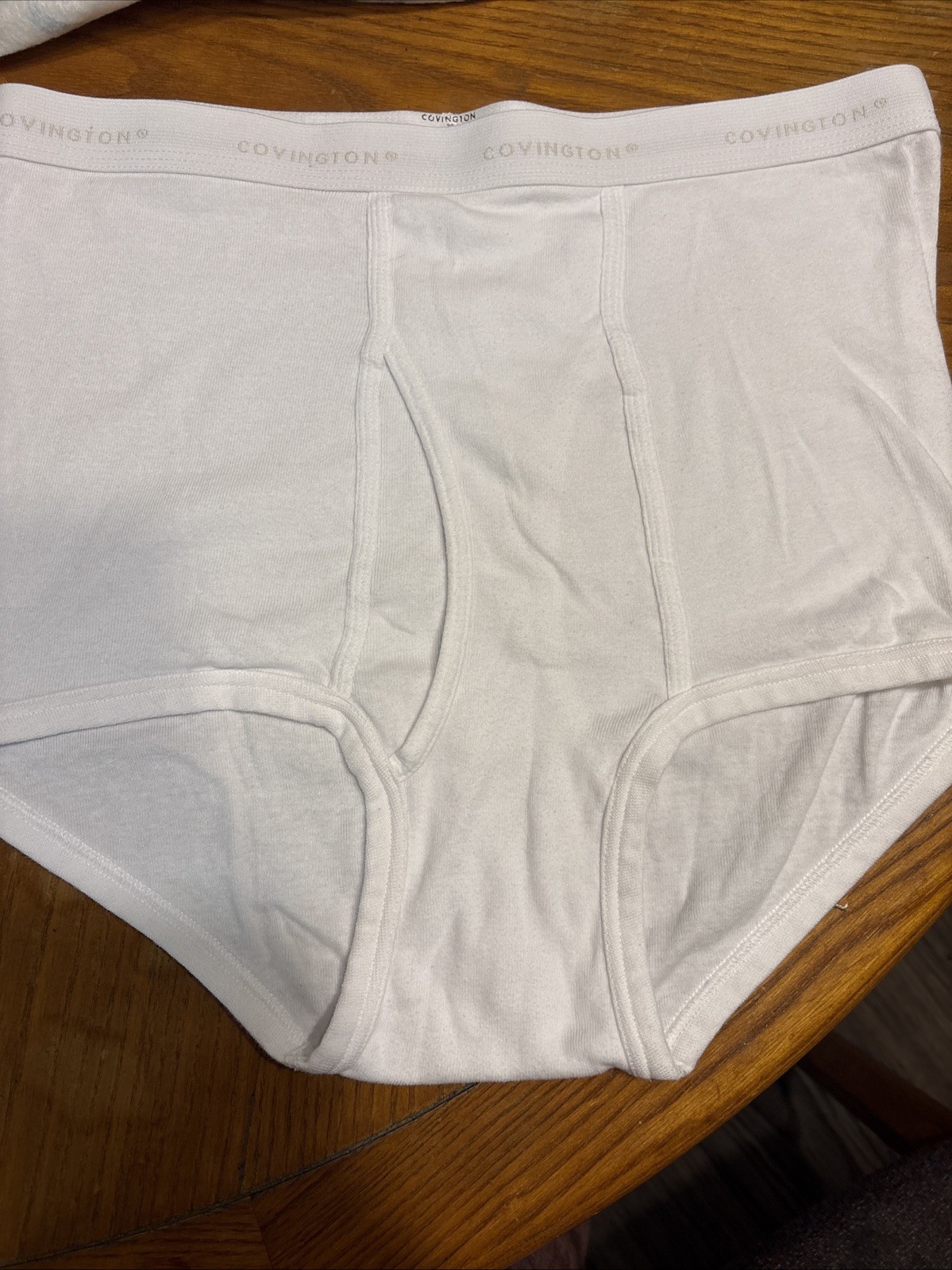 Covington vintage white brief Size38