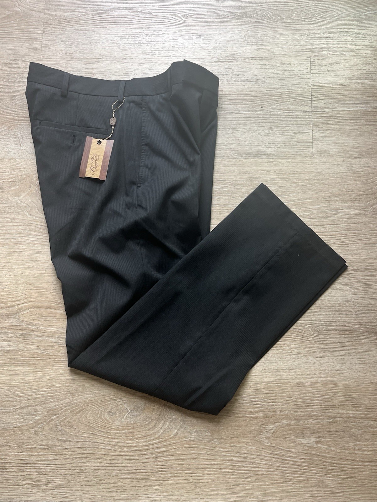 Haggar 1926 Originals Straight Fit Dress Pants – Black – 34 By 32 #WPL386 NWT