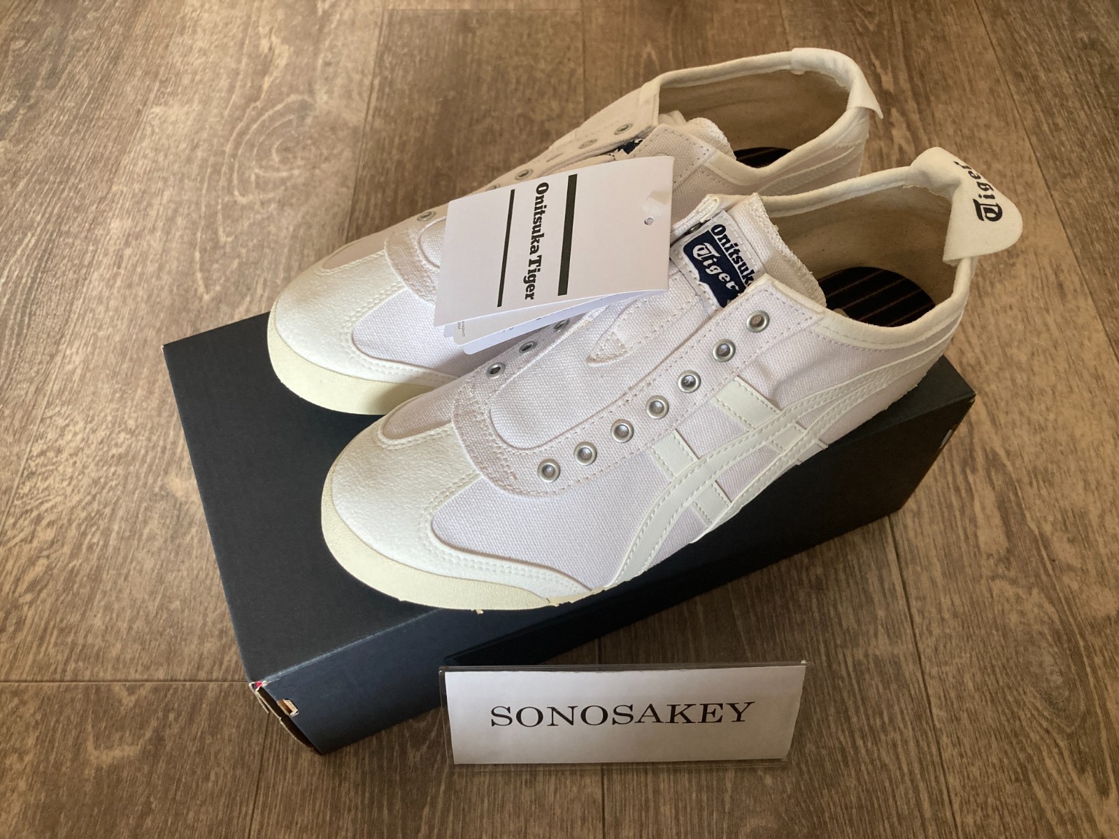 Onitsuka Tiger MEXICO 66 SLIP-ON 1183C141 100 WHITE/WHITE New in Box from Japan