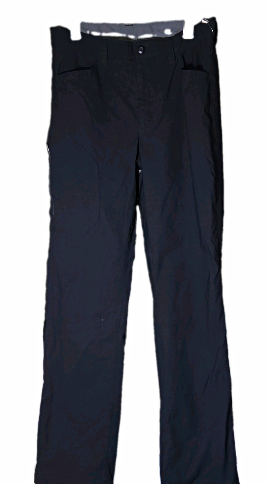 Eddie Bauer Tech Fleece Lined Pants Fishing Skiing Black 32W Leg Regular Fit