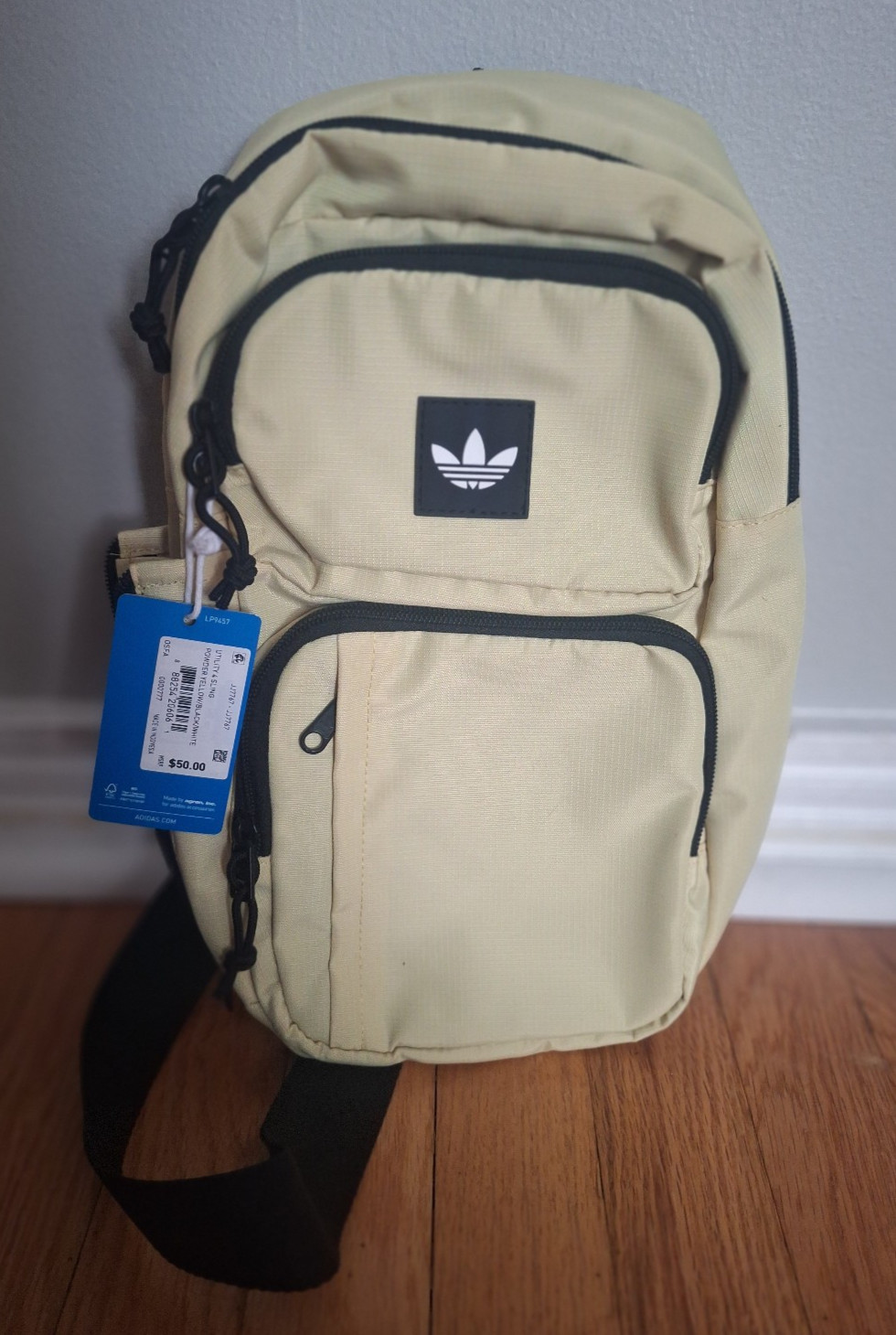 Adidas UTILITY 4 SLING BAG Crossbody Bag Unisex Yellow NEW WITH TAGS