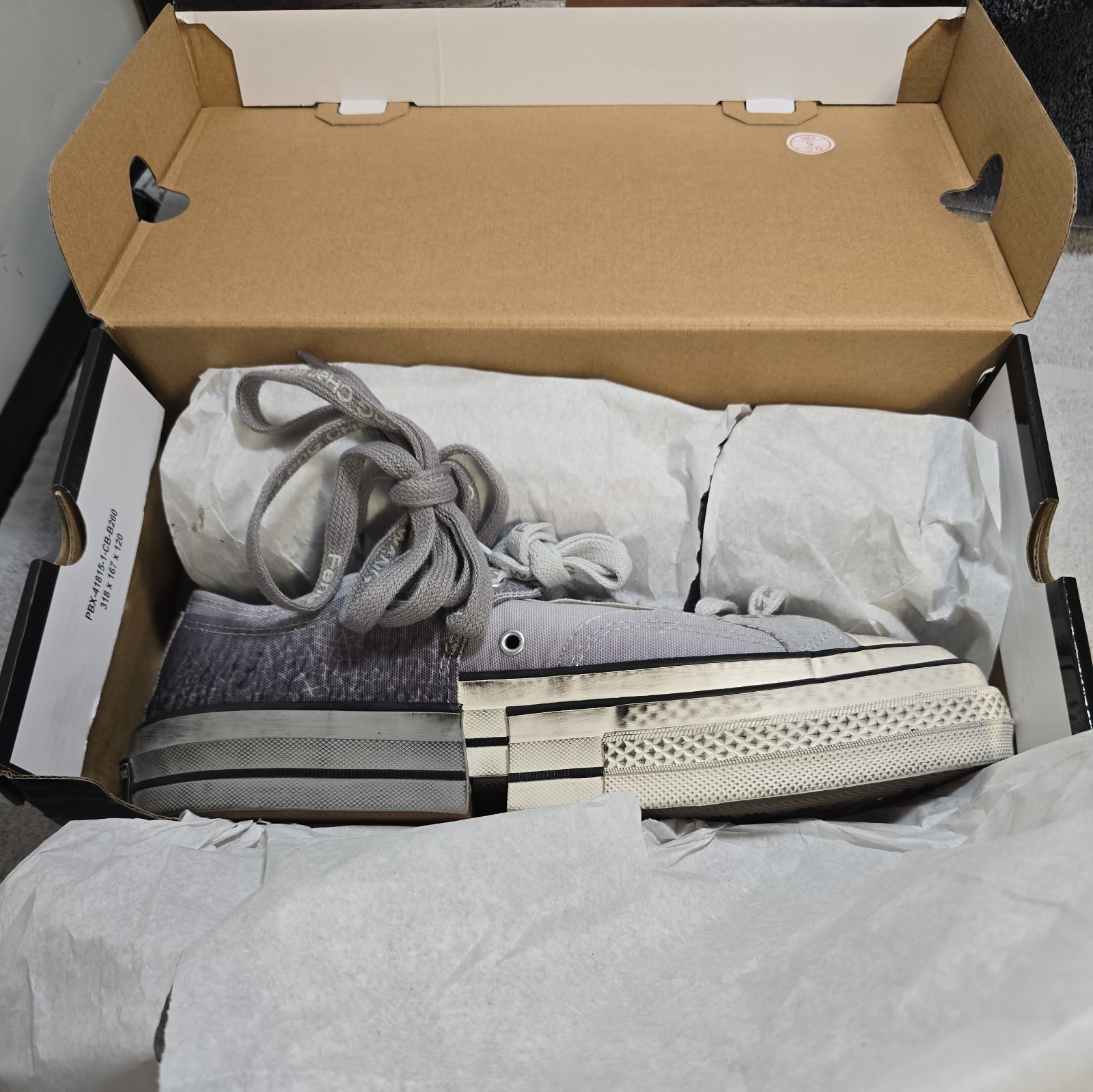 Converse x Feng Chen Wang Chuck 70 Ox 2-in-1 Grey A15742C