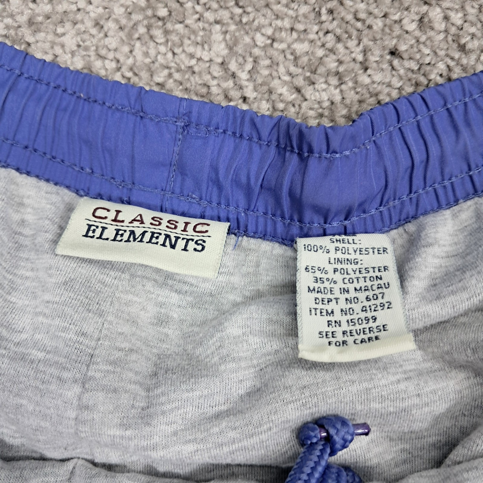 Classic Elements Women’s Sweat Pants Lot of 3 Black Blue Beige X-Large