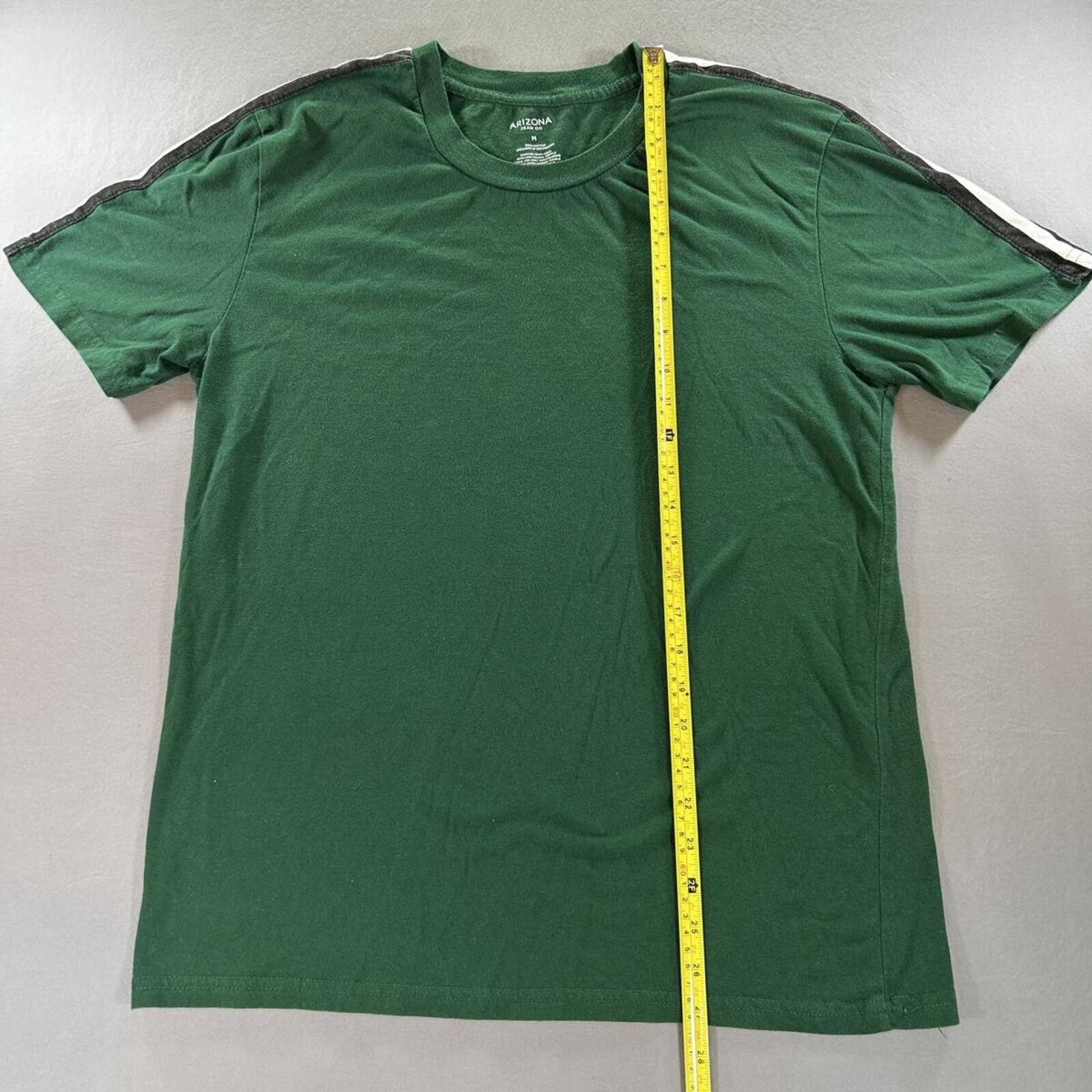 Arizona Jean Co. – T-Shirt with Sleeve Stripe – Unisex – Size M – Green