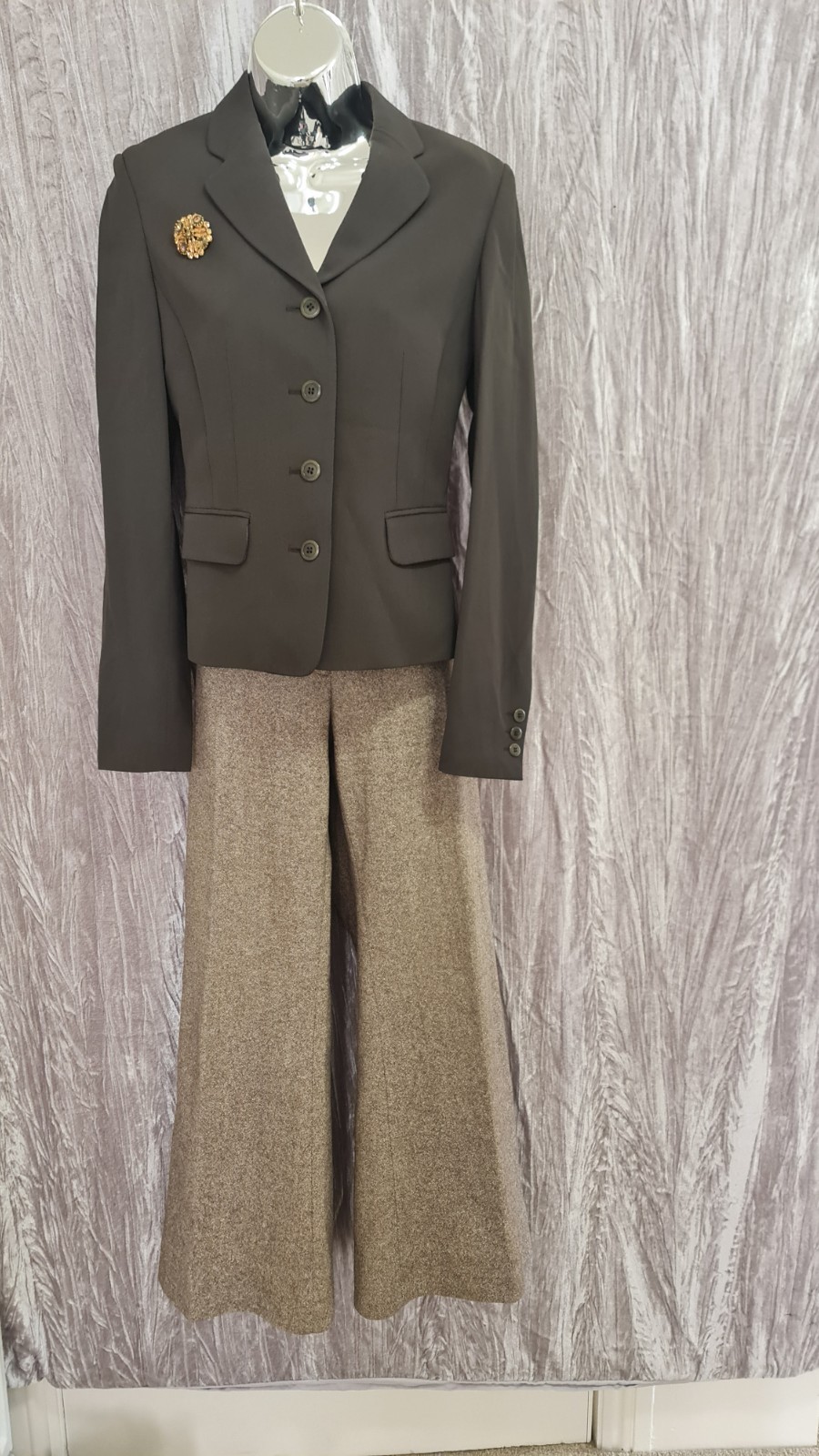 Laura Ashley wool rich laddies trousers Size 12 vintage