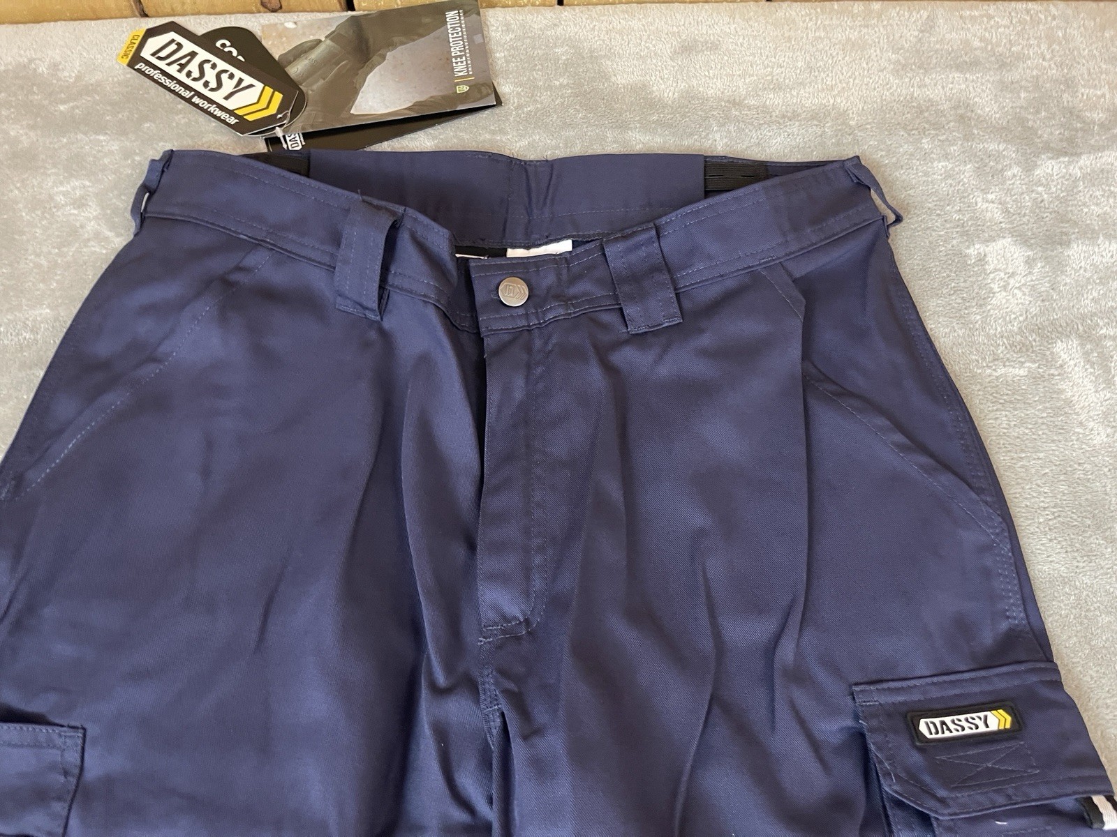 Dassy Miami Work Trousers Pants Knee Pockets 36×32 New With Tags.