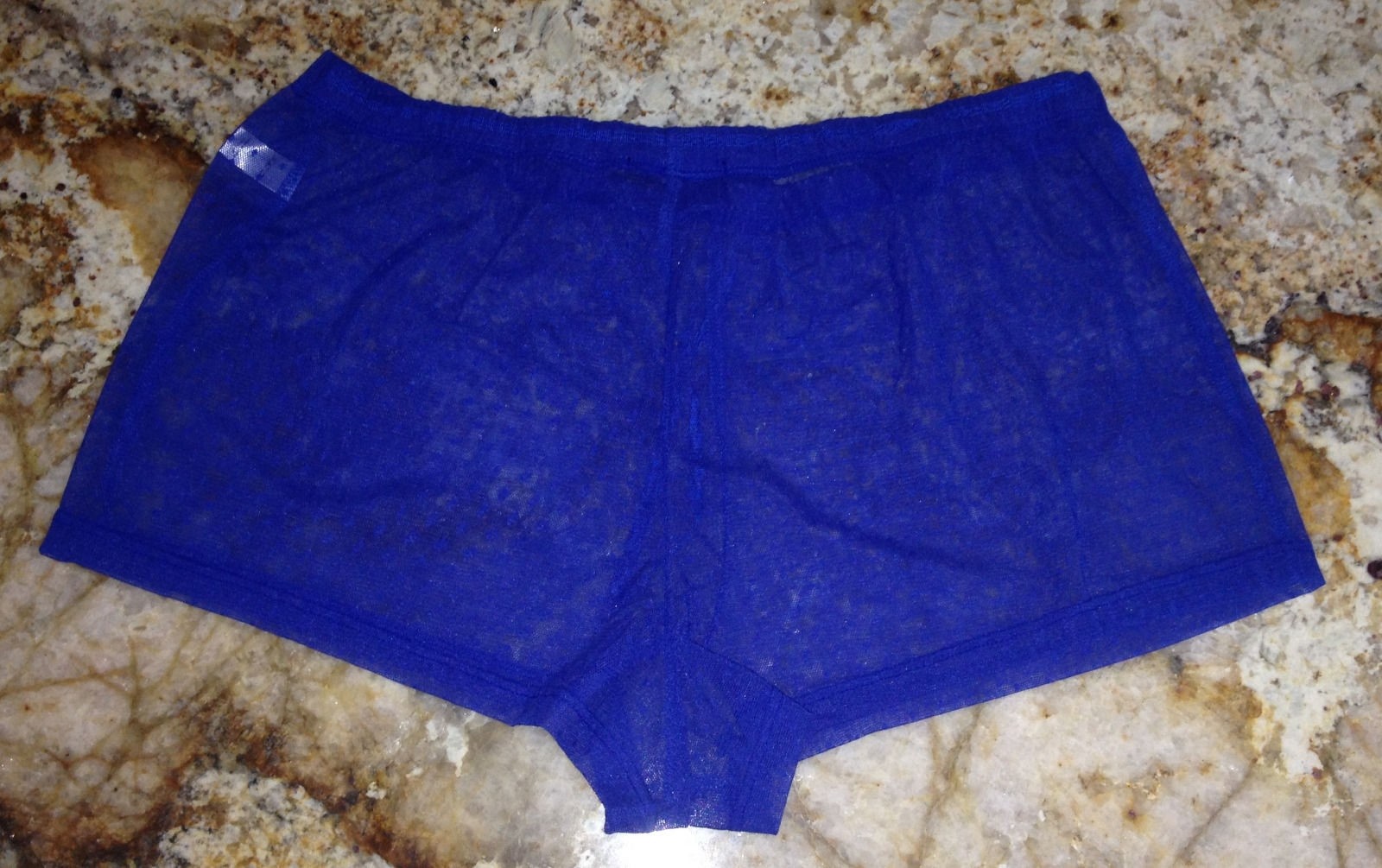 JOE’S JEANS Point D’Esprit Royal Blue Cami PJ Sleep Set Top Shorts Womens S M L