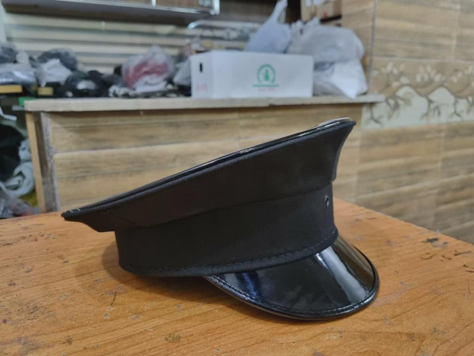 Vintage Conductor Style Hat Retro Costume Cap Classic Peaked Visor Hat Unisex