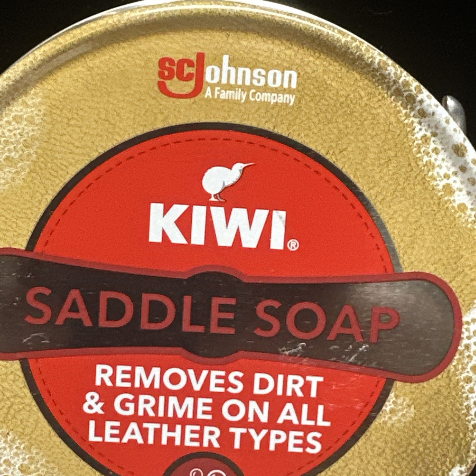 Kiwi SC Johnson SADDLE SOAP Tin 3 1/8 Ounce Paste New