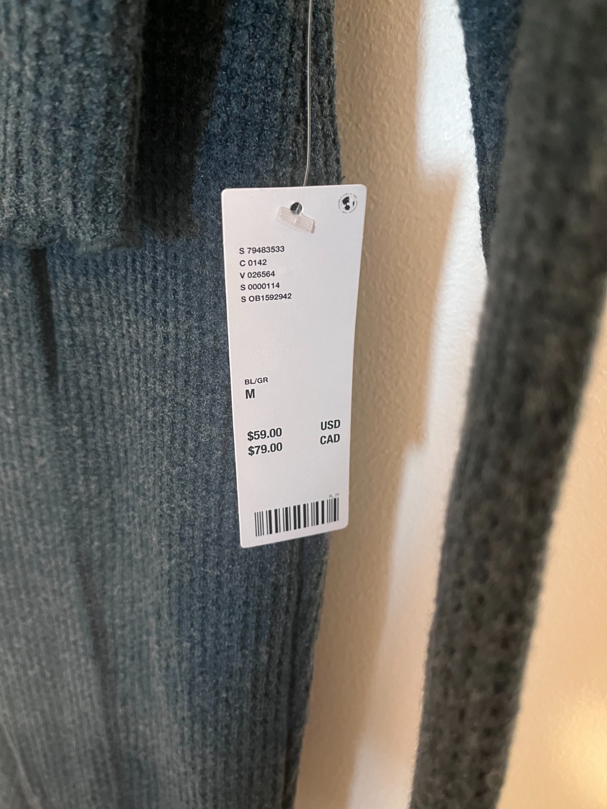 Ribbed Knit Two-Piece Urban Outfitters Jumpsuit Set Deep Teal