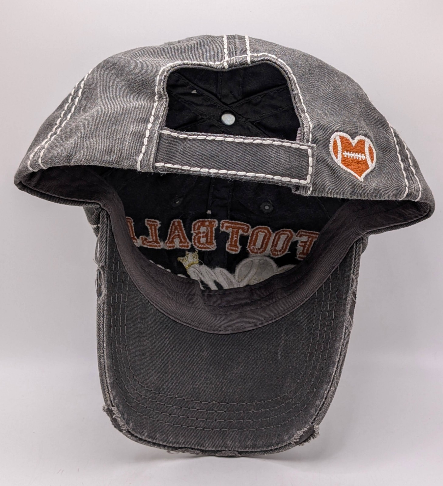 KBETHOS Football Mama (May Yell Loudly) Distressed Stitch Baseball Hat Cap Strap