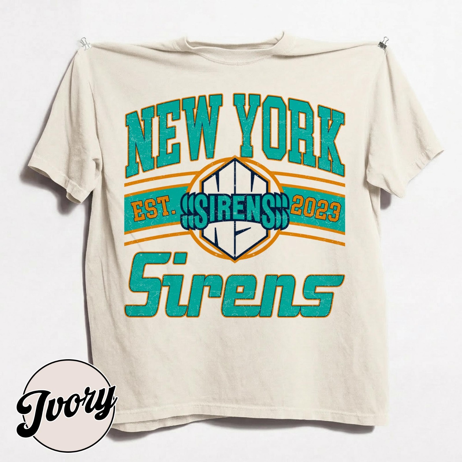 New York Sirens Women Ice Hockey Team Est 2023 Comfort Color Shirt