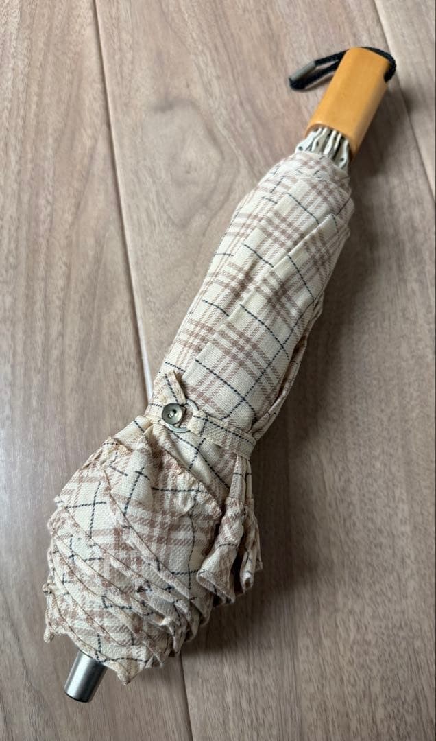 Burberry Nova Check Folding Umbrella Beige Diameter 50 cm / 19.7 in