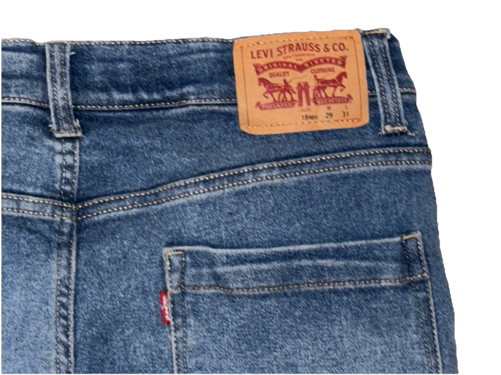 Boy’s Levi’s Regular Taper Carpenter Jeans In Med Wash In Sz 18 29 X 31