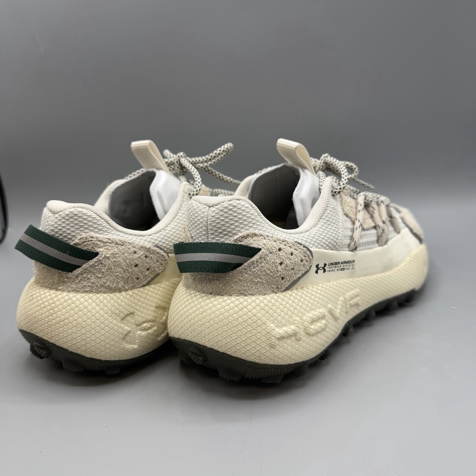 Under Armour Fat Tire Venture Pro HOVR Khaki Green Men 6.5 Women 8 3027212-104