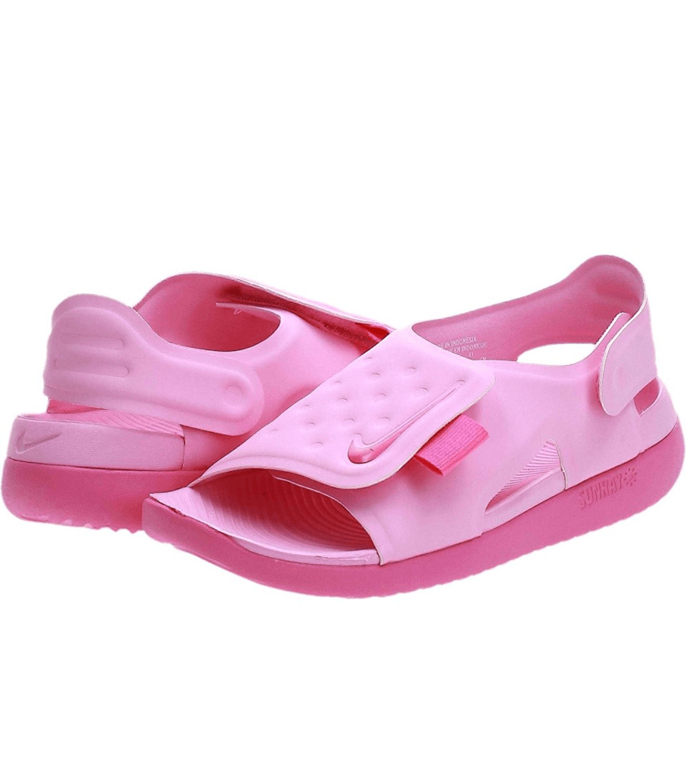 NIKE SUNRAY SIZE 6Y Adjust 5 Open Toe Sandals with Hook & Loop Closure