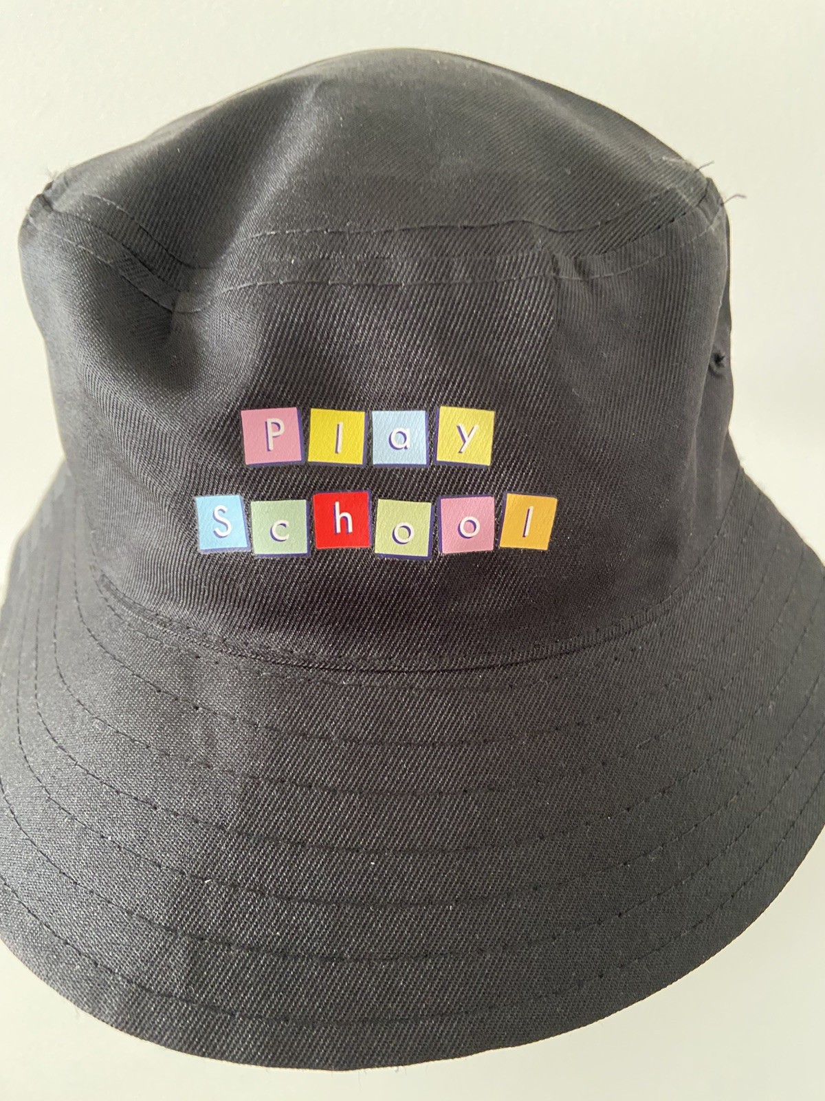 RARE Play School Bucket Hat Retro Australian TV Show Fan Collectible Like New