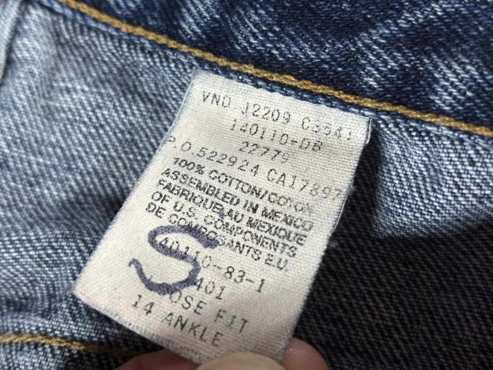 GAP Vtg 90s-Y2K Loose Fit Button-fly High-Rise Jeans Womens 14 A Mom Best Basics