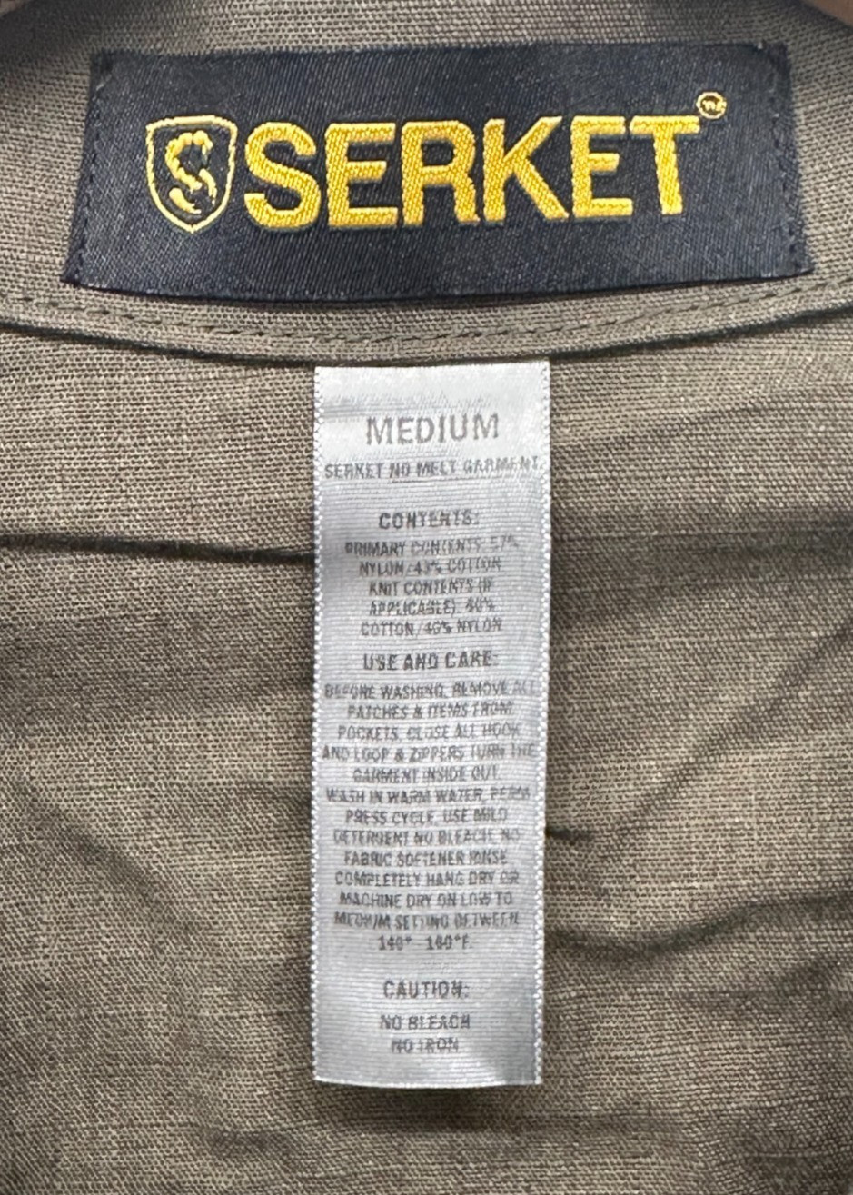 SERKET Tropical Weight No Melt Vented Field Shirt, W-2