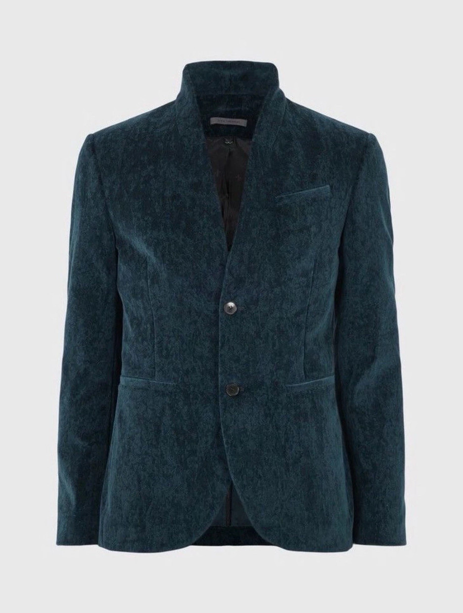 $1298 Brand New John Varvatos Collection Luna Velvet Blazer Jacket EU58X US48X