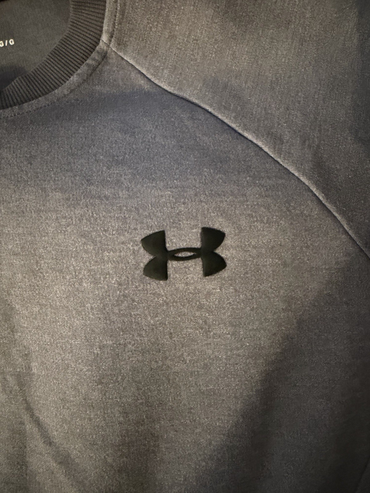 Under Armour Men’s Large Crew Neck Gray Double Stitch