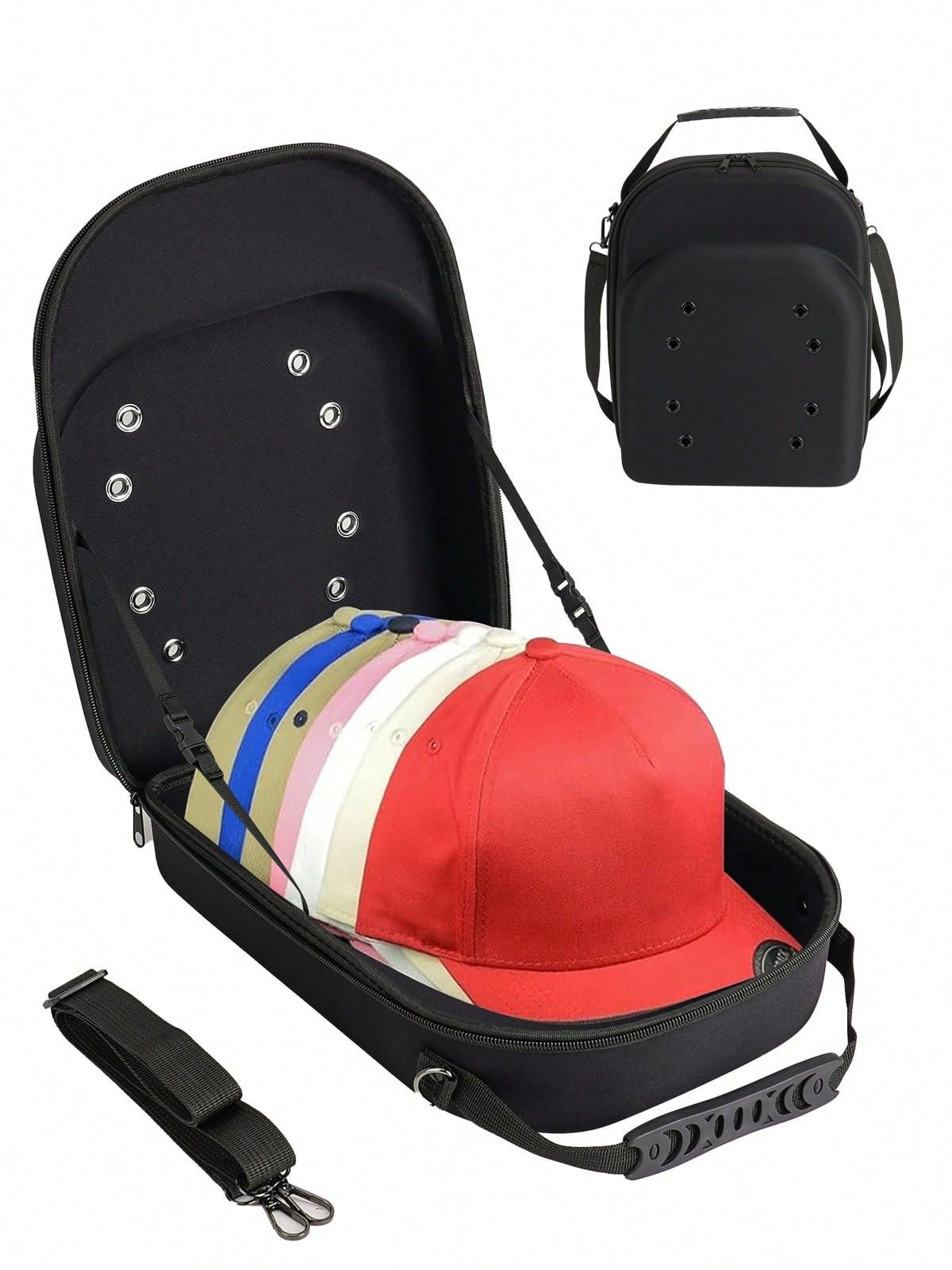 New TravelNest Hat Storage Organizer Carrier With Strap Portable Hat Case Bag