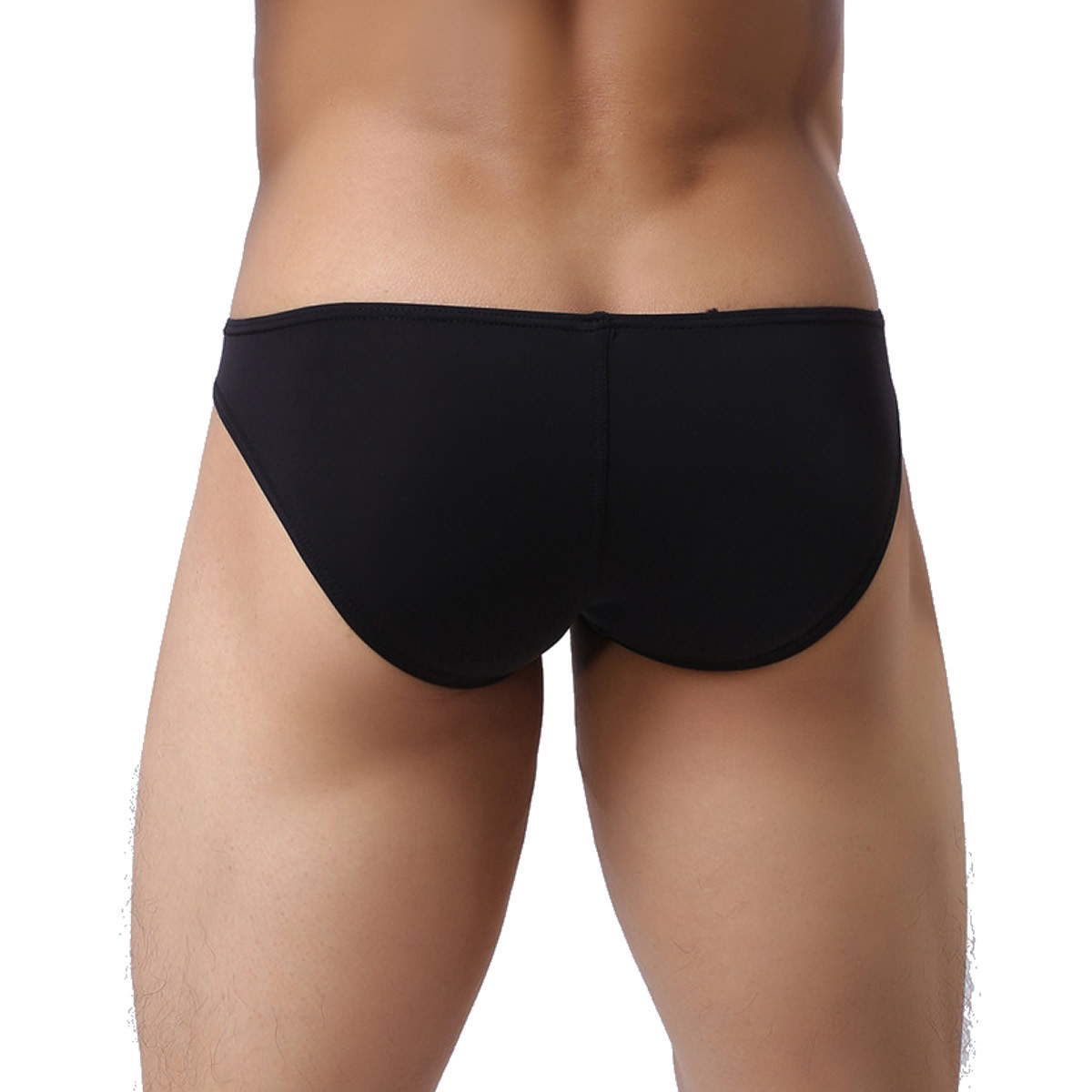 Men Briefs Pant Middle Trousers Seamless Thin Tight Gym Male Underwear Nightwear