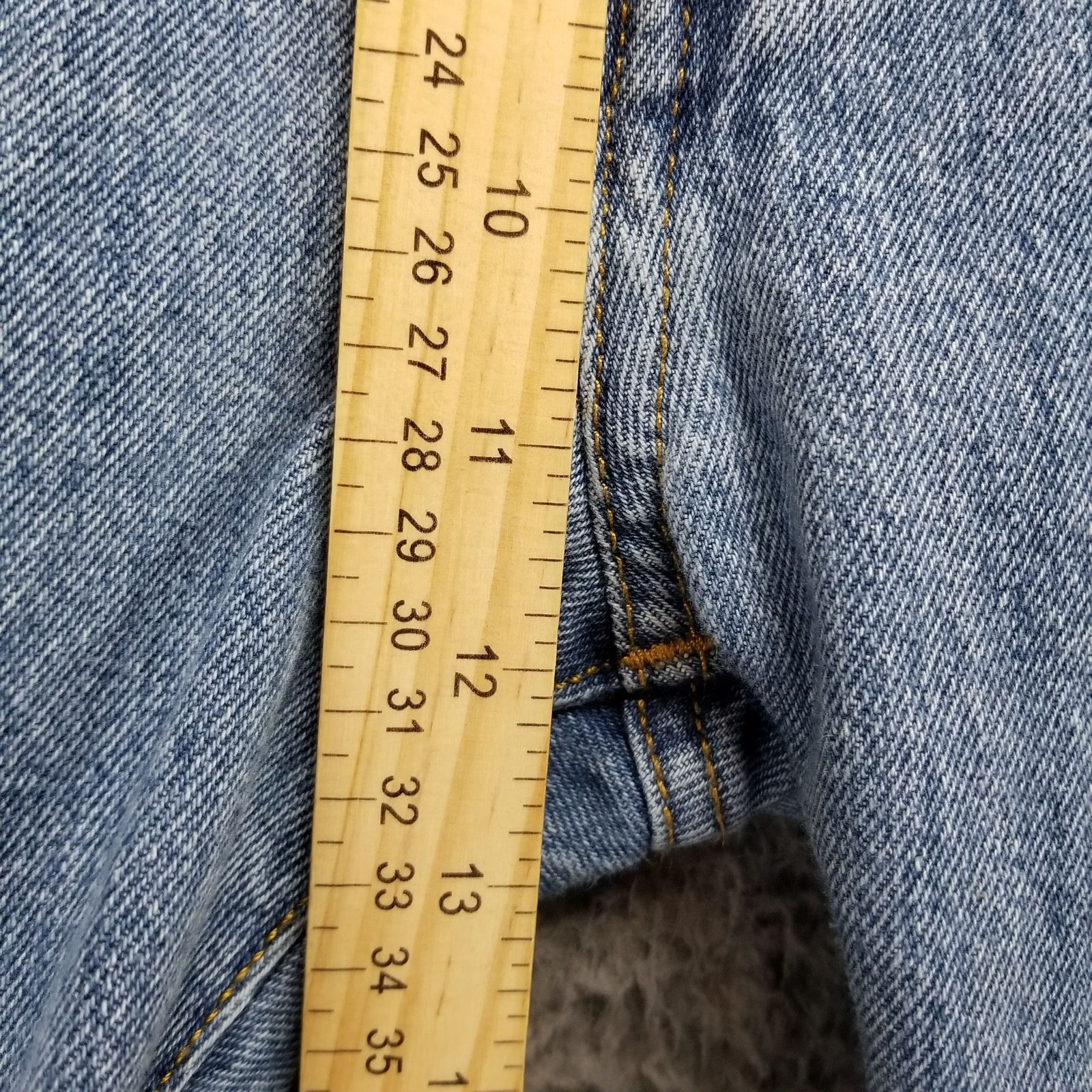 Levis Jeans Mens 36×29 Blue 501 Cotton Denim Button Fly Straight *Read*