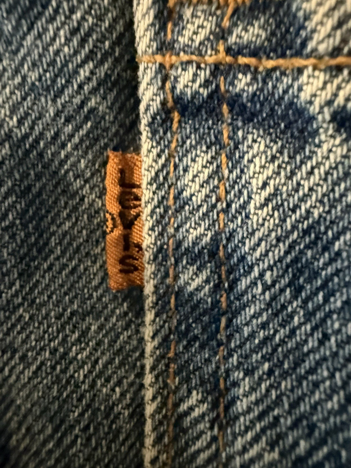 VTG Orange Tag Levi Strauss 517 Men Blue Denim Straight Leg 30W X 30L