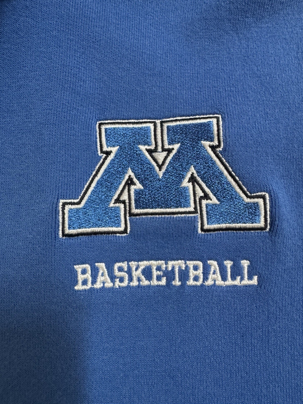 Blue Nike Dri-Fit Basketball Hoodie Zipper Jacker Size S