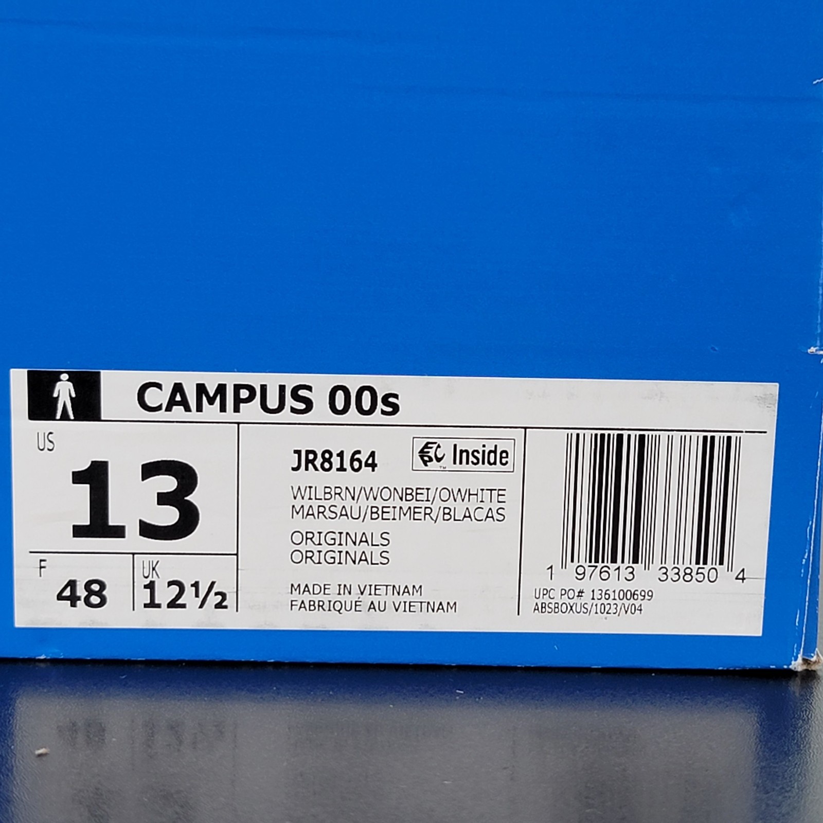 Adidas Campus Men’s Size 13 Athletic Shoes Brown Casual Footwear Sneakers