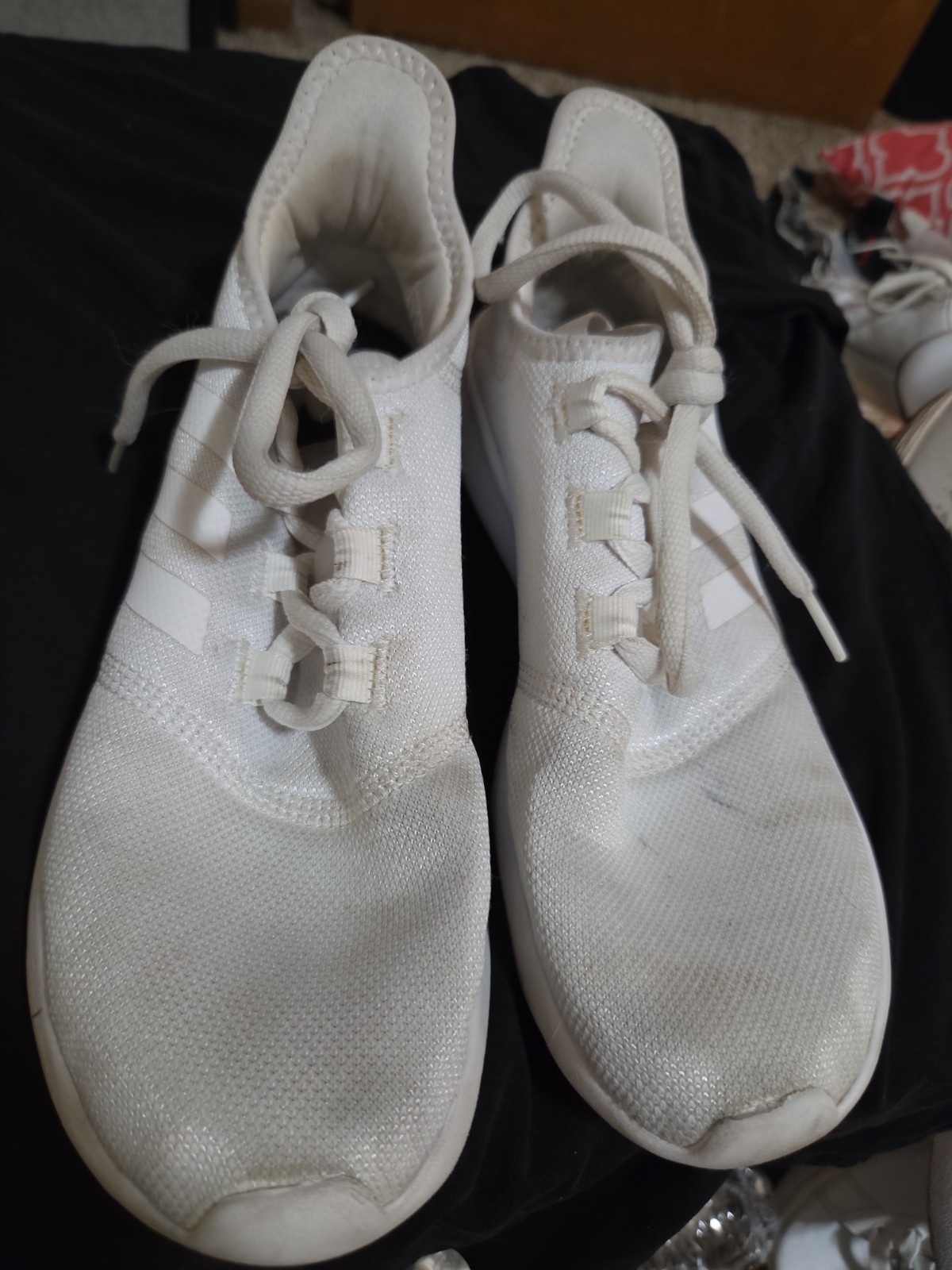 Adidas Cloudfoam Pure Triple White GY1391 Women’s Size 8 Running Shoes Sneakers