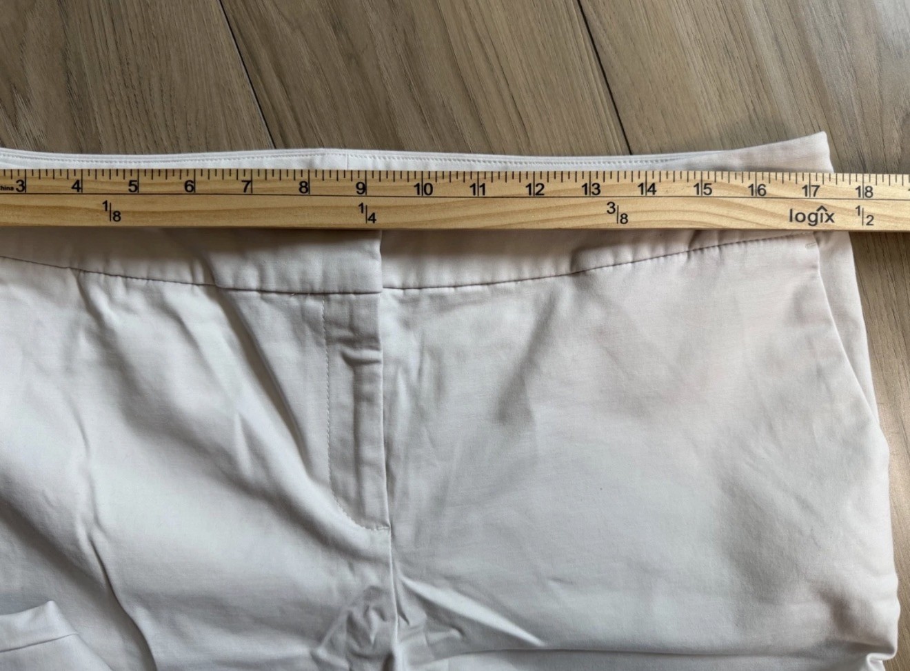 Boden Trousers Womens Size 12R Cream Cropped Ankle Stretch Straight Fit