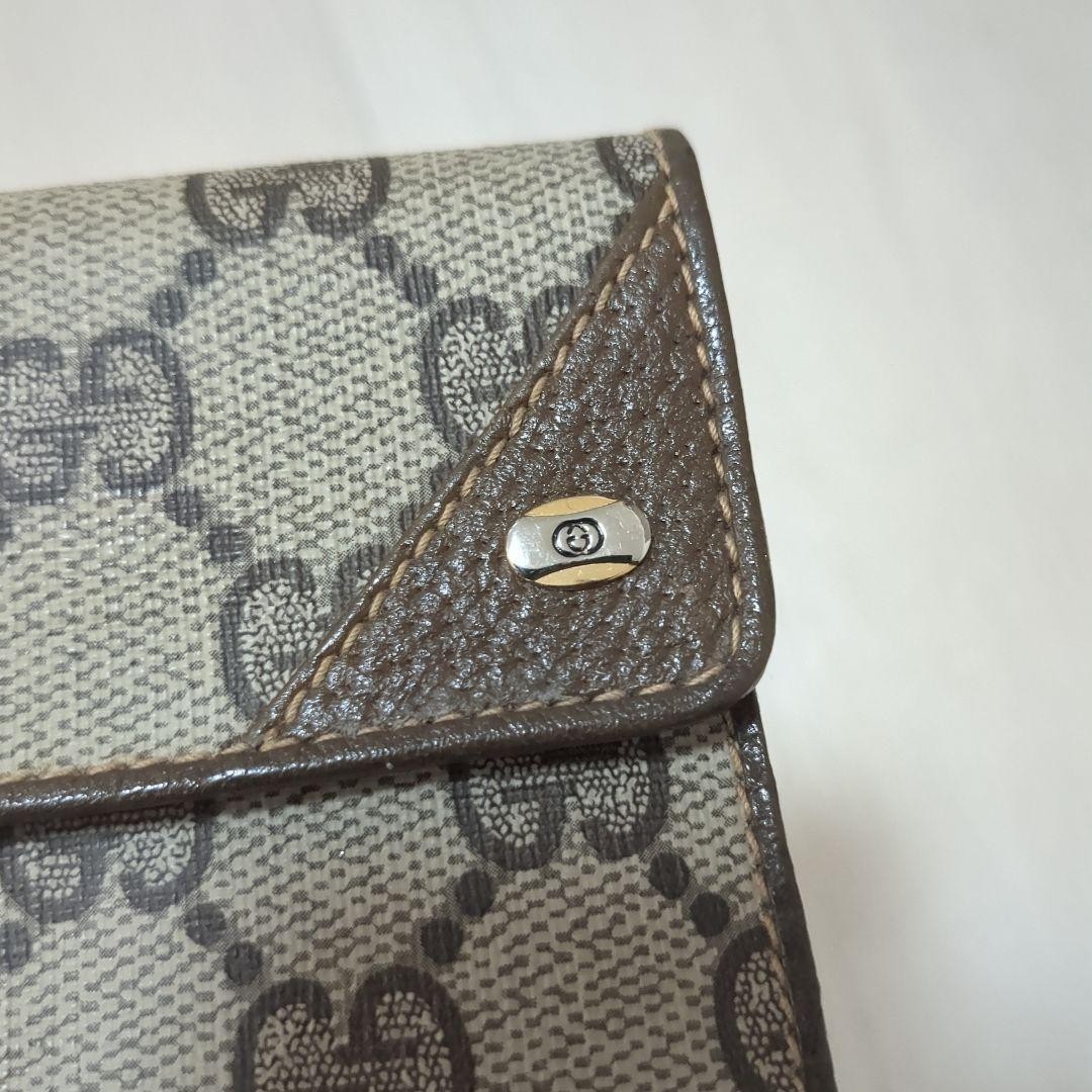 Excellent Condition Rare Old Gucci Coin Case GG Pattern Small Change Purse Walle