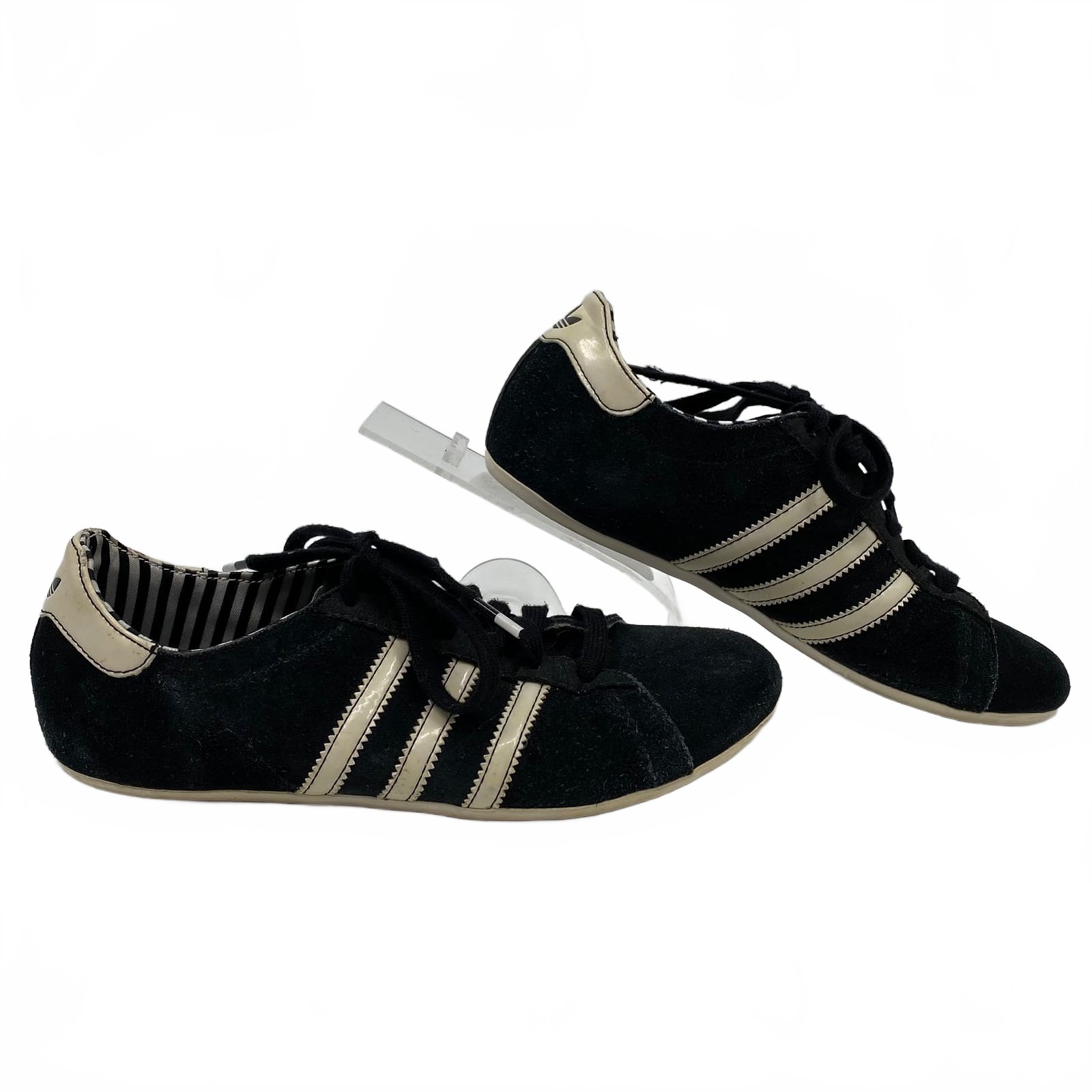 Adidas Black White Suede Sleek Series Sneakers | Women’s Size 6.5
