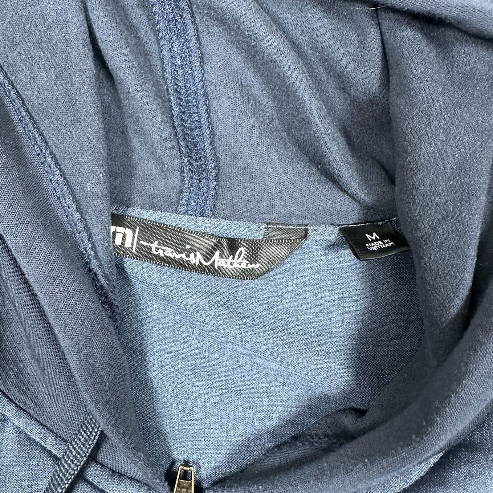 Travis Mathew Scavenger Hooded Golf Jacket Mens Medium Full Zip Insulated Vest
