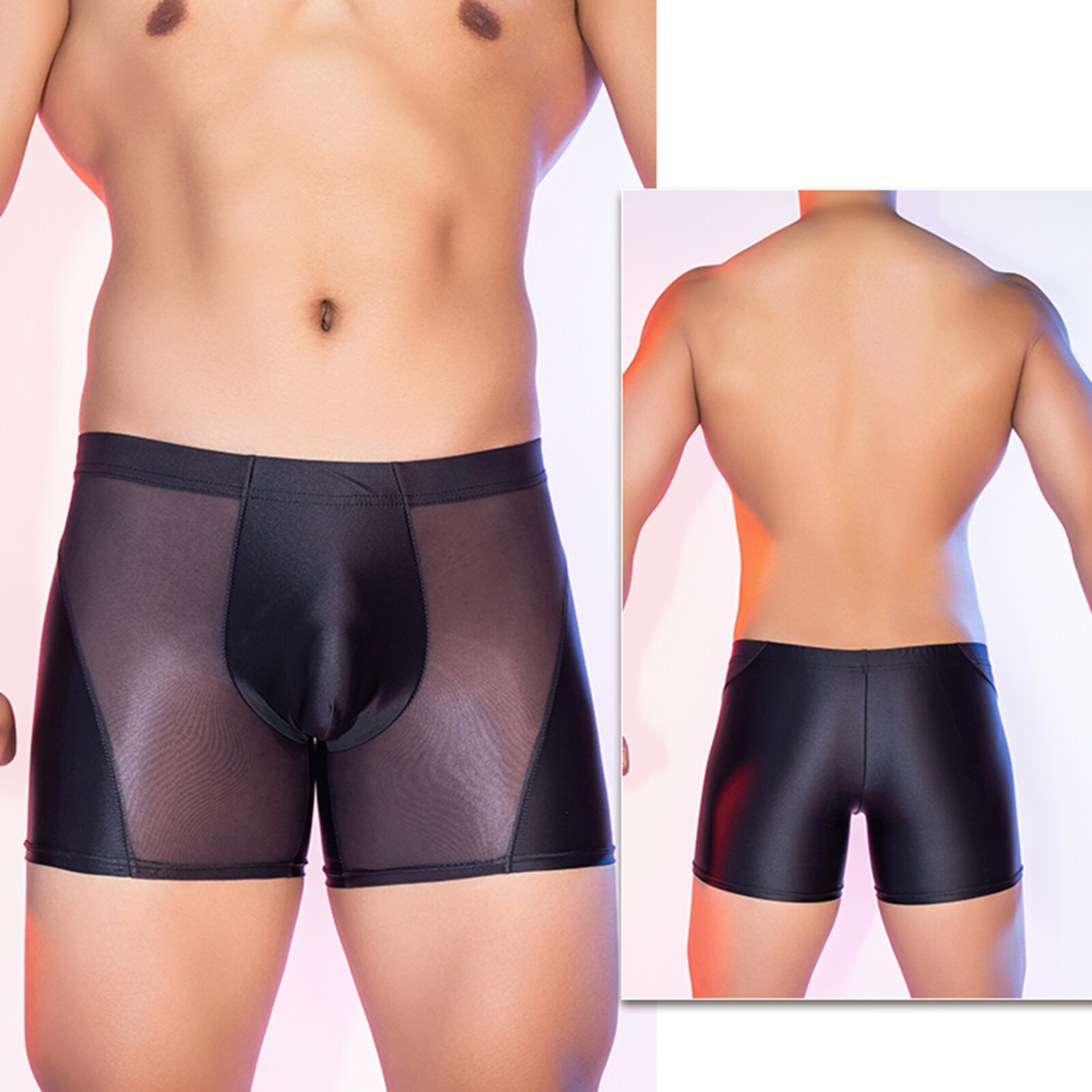Men’s Underwear Beach Underpants Trim Briefs Middle Waist Thongs Patchwork Club