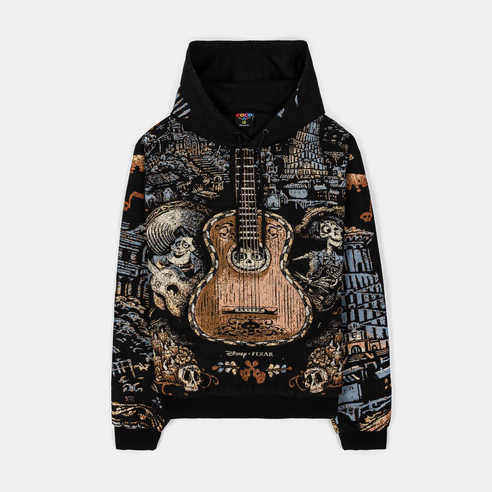 Coco by Shoe Palace Tapestry Hoodie. Dia De Muertos. Hard To Find Size Large
