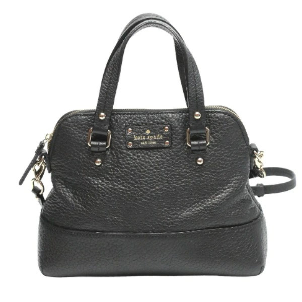 Kate Spade Shoulder Bag 2way Bag Leather Black SS Used
