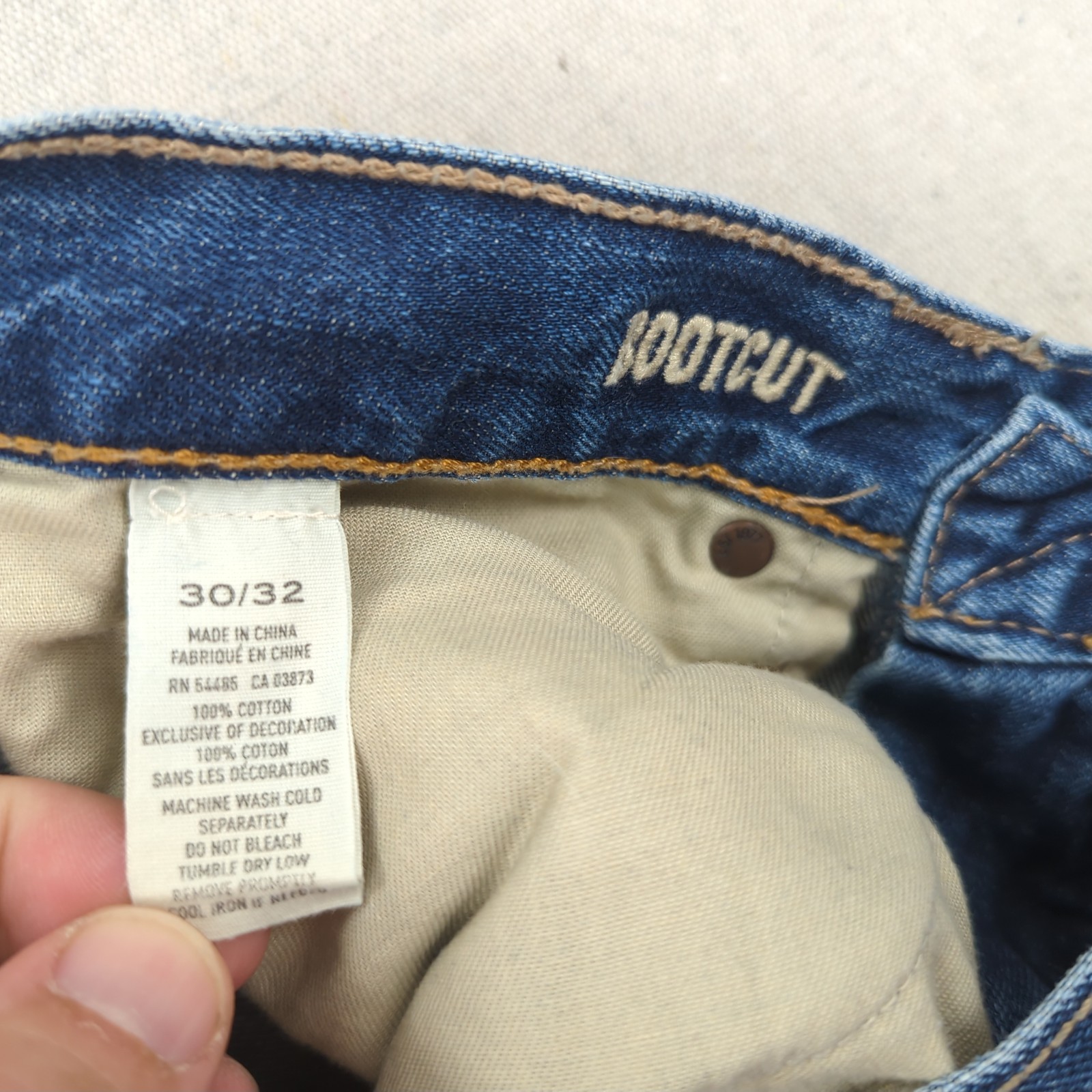 American Eagle Jeans Mens 30×32 Blue Boot Cut Western Cowboy Faded